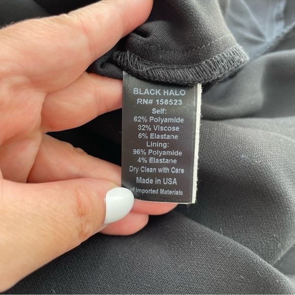 {Black Halo} Booker Bow-Back Short Sleeve Dress, Size 2, NWT - Picture 11 of 11